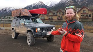 FULL TIME LIVING In Overlanding Jeep Cherokee, What It Looks Like | TINY HOME TOUR