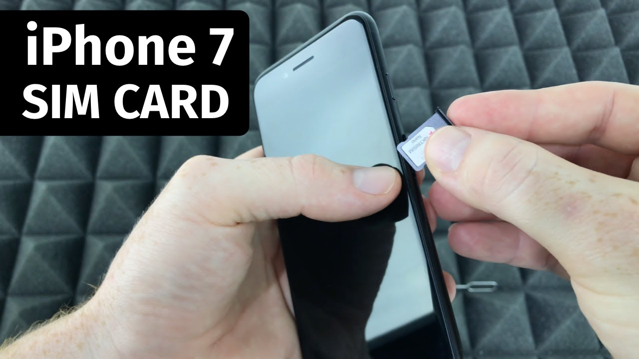 how-to-put-sim-card-in-iphone-7-youtube