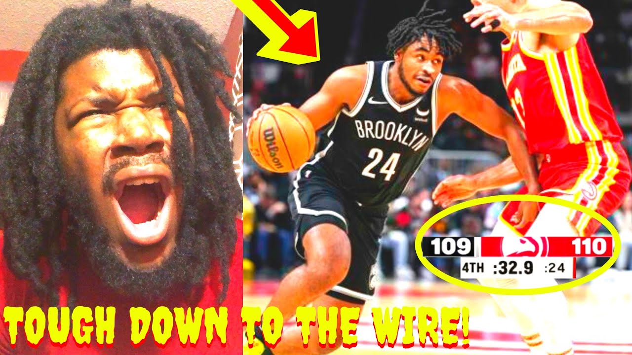 HAWKS VS NETS REACTION 2023 ATLANTA HAWKS VS BROOKLYN NETS HIGHLIGHTS
