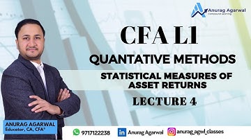 CFA L1 QM Statistical Measures of Assets Return Lec-4