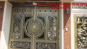 Cổng nhôm đúc chân không