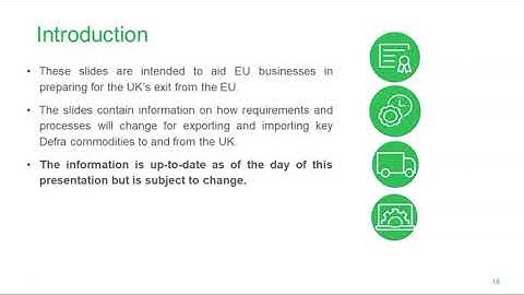 Update on Sanitary and phytosanitary products (SPS) goods - Introduction