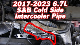 2017 - 2023 Ford 6.7 PowerStroke S&B Cold Side Intercooler Pipe Install by moostang09 5,461 views 9 months ago 12 minutes, 39 seconds