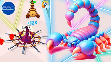 Level Up in Scorpion Run - Evolve & Clash