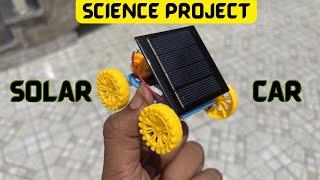 How to Make a Solar Car at Home ☀️🚗 | Easy Science Project #scienceproject 