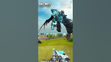 CODM vs PUBGM Weapon Inspection #shorts