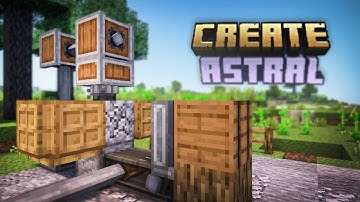 Exploring Caves and Creating Contraptions Ep4 Create: Astral Modpack