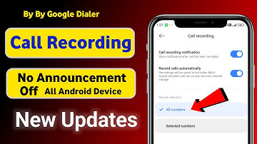 Auto Call Recording Without Announcement Google Dialer / Any Android Device 2024 New Trick