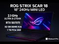ASUS ROG Strix Scar 18 (2025) – Unreal Power in a Laptop