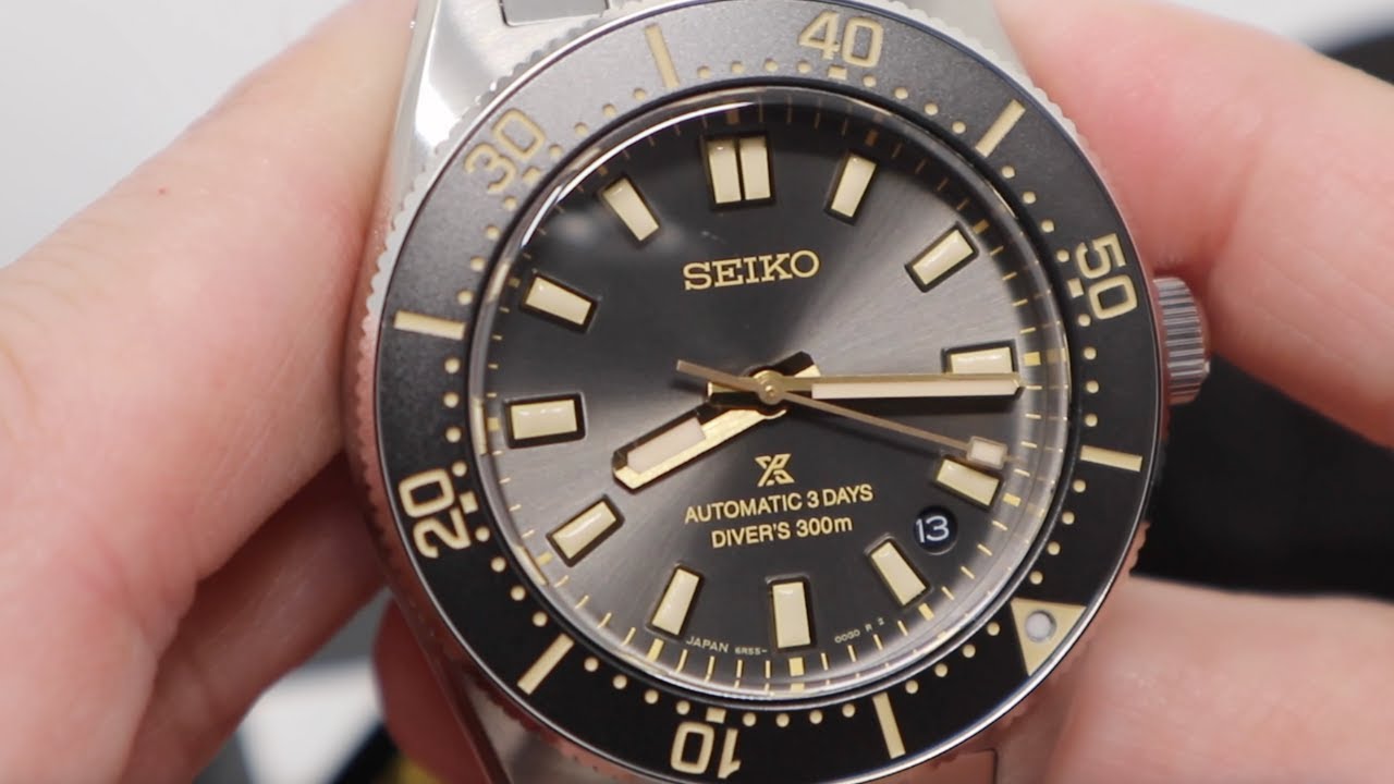 Seiko Prospex 1965 Revival Divers Tide Grey 100th Anniversary 