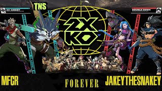 2XKO × TNS MFCR «Warwick × Ekko 2x» vs JakeyTheSnakey «Jinx × Yasuo DD» | High Level 2XKO Season 0