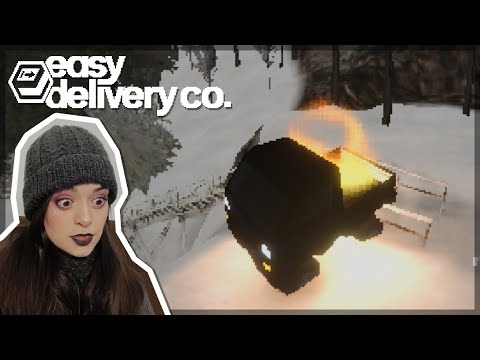 Fui fazer Entregas no Meio da Nevasca... 🚚🌨️ | Easy Delivery Co. (Demo)