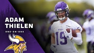 Adam Thielen Details Excitement For New Offense, Continuity With Kirk Cousins In Year 2 | Vikings