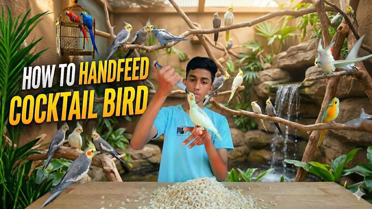 How To Handfeed Cocktail Chicks || birds ko handfeed Kese Karate Hain? 🦜