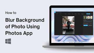How to Blur Background of Photo Using Photos App on Windows 11 screenshot 2