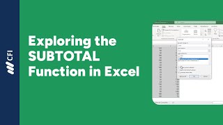 SUBTOTAL Function in Excel | Corporate Finance Institute by Corporate Finance Institute 610 views 1 month ago 4 minutes, 51 seconds