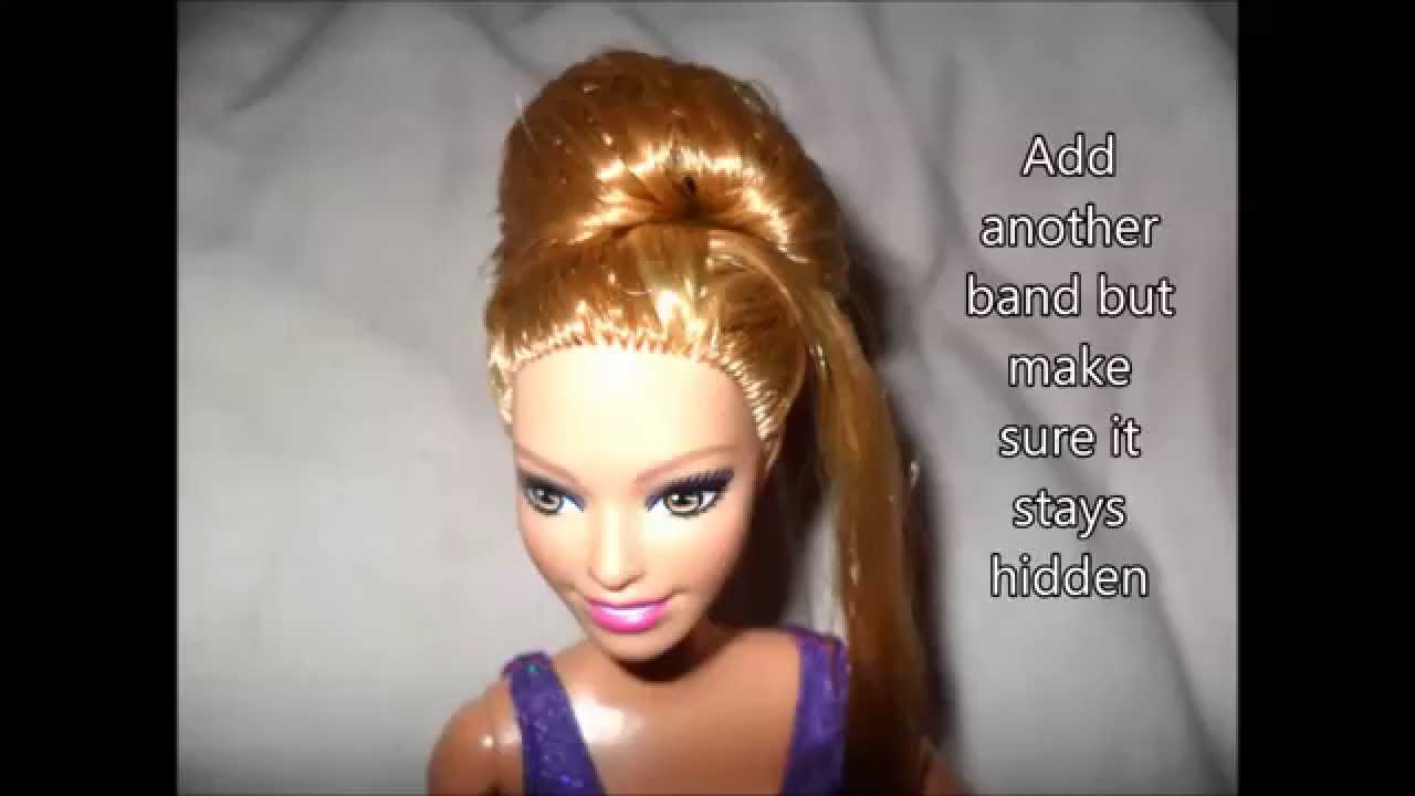 How to Style Barbies Hair 1 YouTube