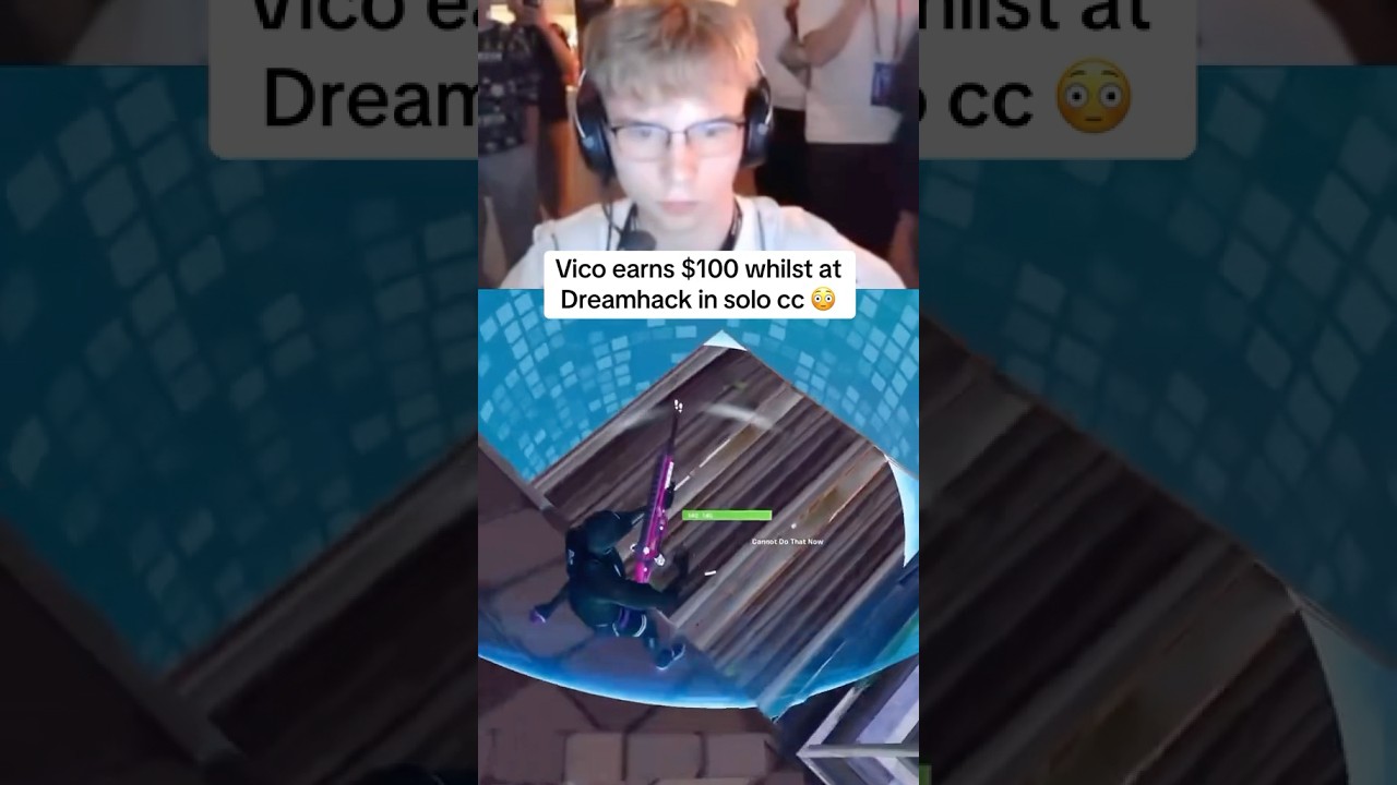 Vico Earns $100 At Dreamhack LAN! 😳