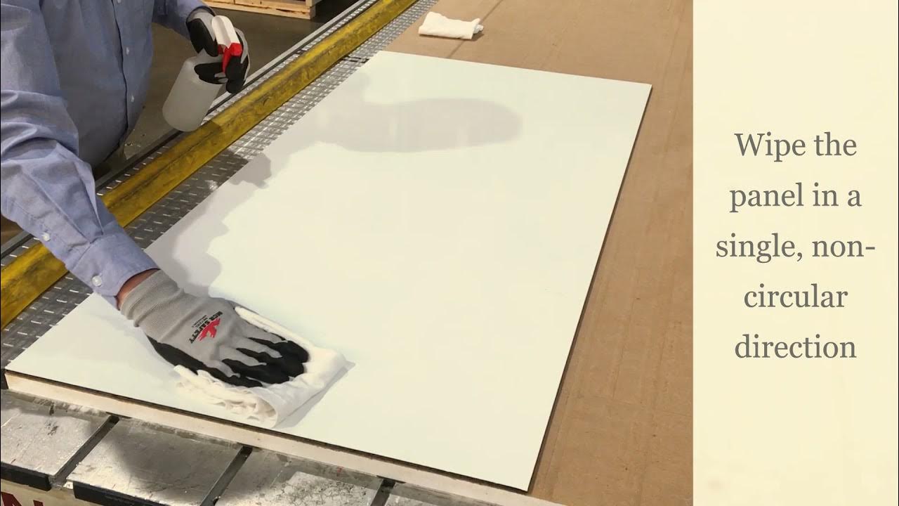 How to Clean Laminators Inc. ACM Sign Panels YouTube