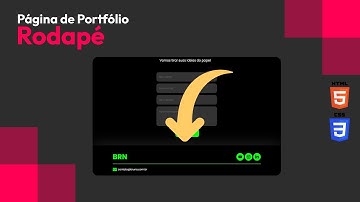 Como criar Portfólio com HTML e CSS - Pt. 07/08 - Formulário de contato