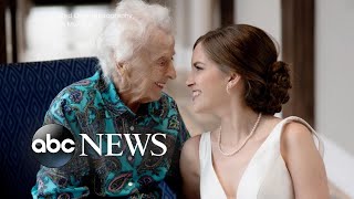 Woman brings wedding dress, photographer to grandmother in hospice care l ABC News