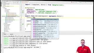 Angular7+ using REST API 2018 | S5P13 | Adding a Welcome Component