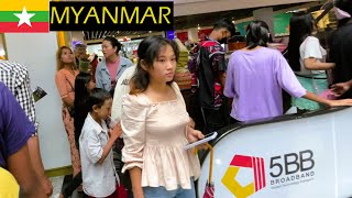 🇲🇲 Myanmar People Exploring Vibrant Weekend Life in International Mall of Yangon by Prasun Barua 942 views 4 days ago 29 minutes