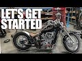 Disassembly & Design - Honda Shadow Bobber Build | Ep. 1