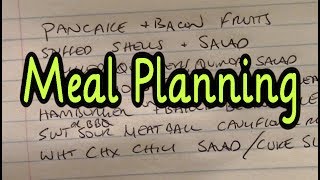 Weekly Meal Plan and My Messy Pantry (6.11.17)