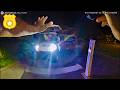 MANIC Golf Cart Driver Nearly Hits Police