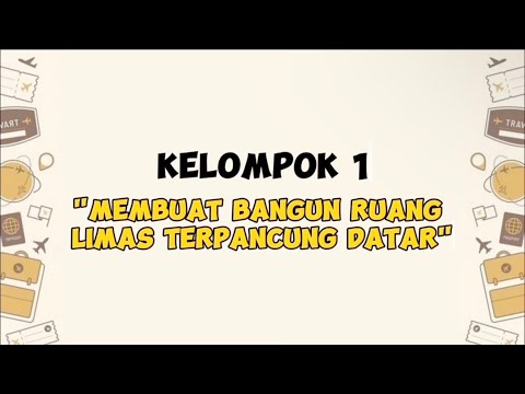Membuat Bangun Ruang Limas Terpancung Datar (Geometri Ruang) - YouTube