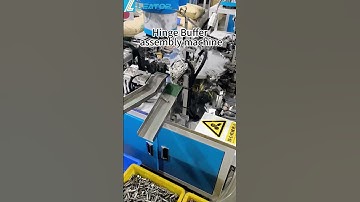 Hydraulic hinge assembly machine