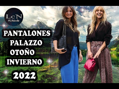 PANTALONES PALAZZO OTOÑO INVIERNO 2022 - YouTube