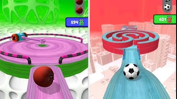 Going Balls Speed Run Mobile Gameplay Walkthrough iOS, Android Ball Colors Run (Part 34)