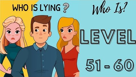 Who Is? Answers and Walkthrough Level 51 - 60 (Android)