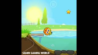 Red Ball 4 Death Scene Cover orange ball falls in water