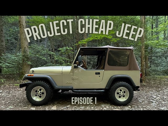 Project Cheap Jeep EP1 - 1995 Jeep Wrangler Rio Grande YJ - YouTube