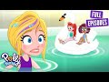 COOL off and jump in the Pool! 🏊‍♂️ | Polly Pocket | Cartoons For Kids | WildBrain Fizz