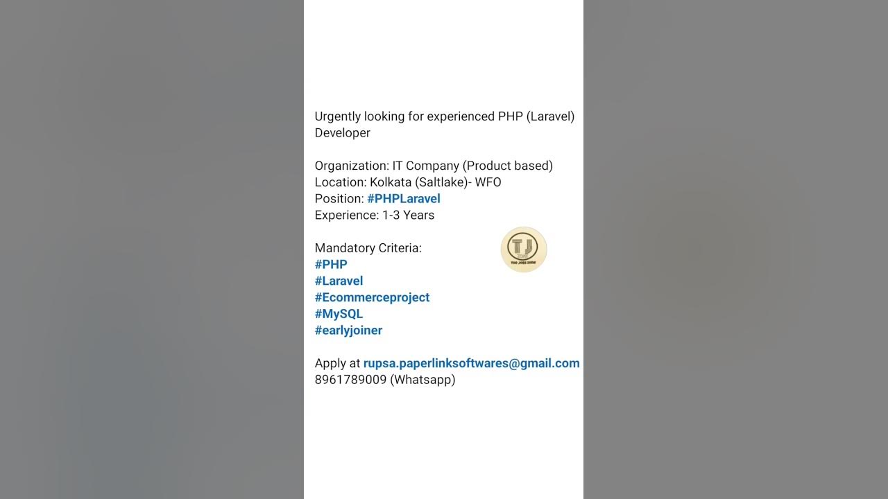 php-laravel-jobs-it-company-jobs-in-kolkata-latest-job-vacancy-2024