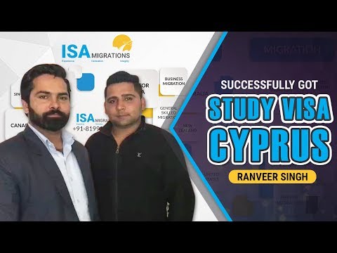 Study Visa Cyprus - Ranveer Singh