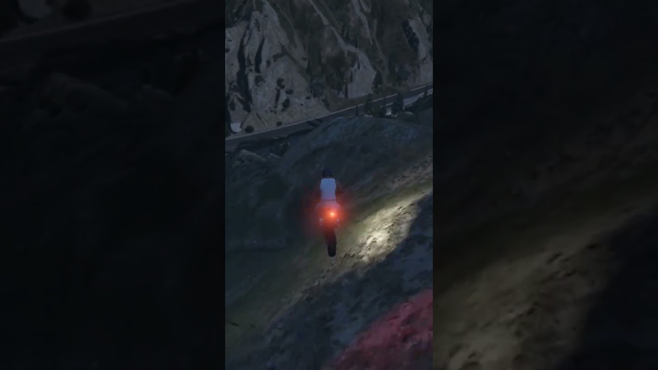 GTA 5 : Mountain Bike Stunt | Franklin riding | 