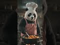 🐼🍗 பாண்டா செஃப் செய்த சுவையான சிக்கன் பிரியாணி! 🤤🔥 #ai #shorts #panda #cooking #biriyani
