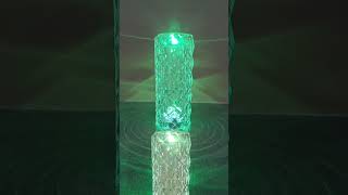Magical Rose Crystal Touch Lamp ✨ | One Touch Glow 🌹#Shorts#CrystalLamp#ViralShorts