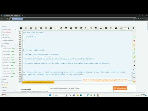 Python typeerror nonetype object is not iterable in python