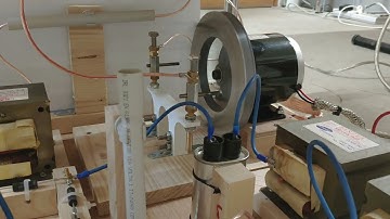 Tesla coil rotary spark gap (DC motor)