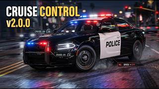 GTA V Cruise Control Mod V2.0 — ELS Siren Cutoff & New Features!