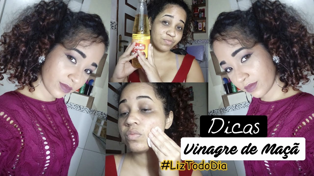 COMO TIRAR MANCHAS com VINAGRE DE MAÇÃ - #LizTodoDia - YouTube