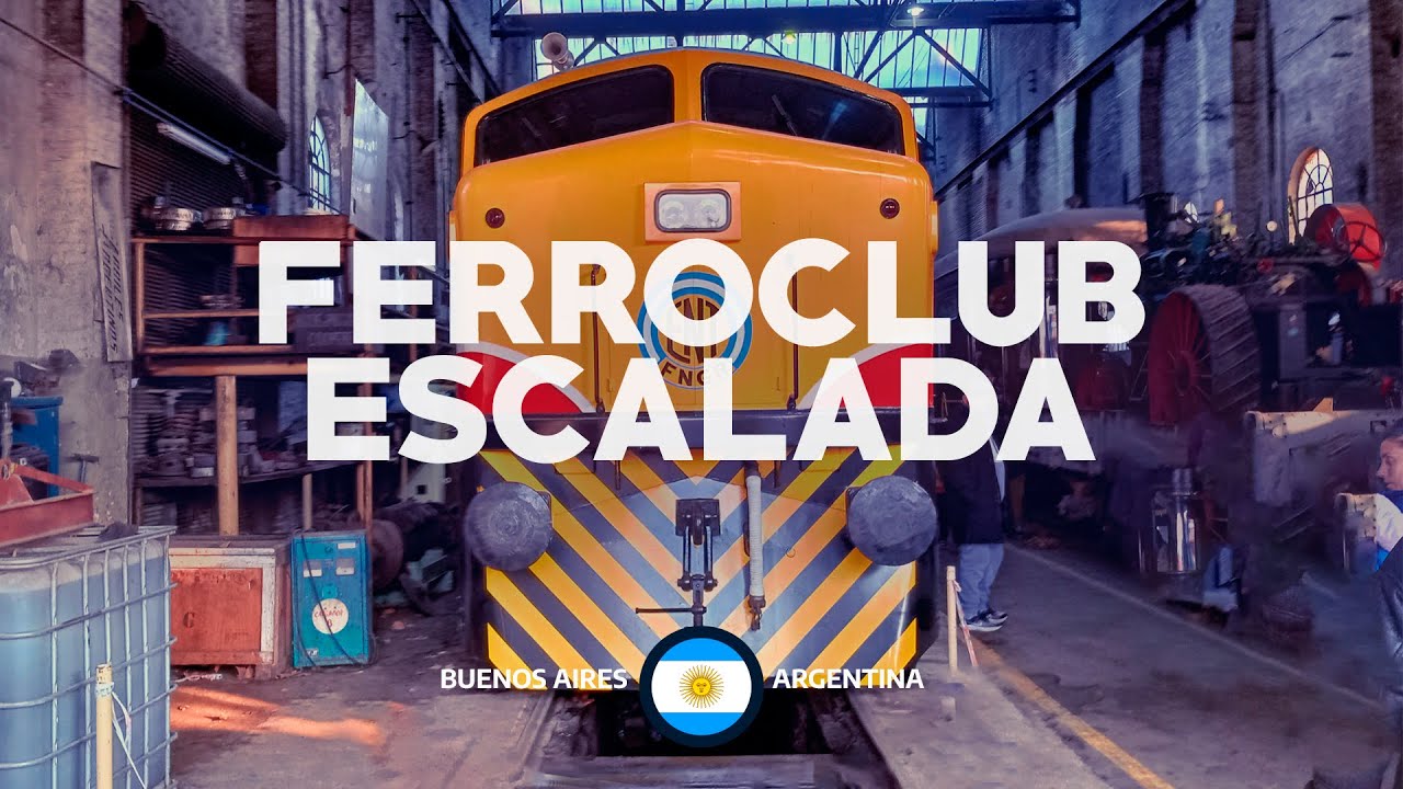 Museo de Trenes /  Ferroclub Escalada / Trenes Argentinos 4K