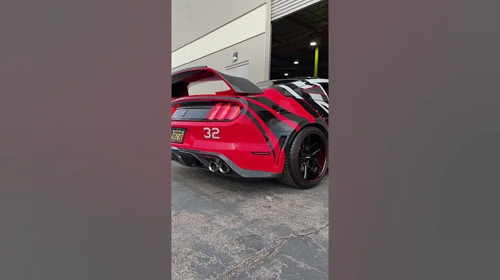 GT350 Twin Turbo WideBody backing up from detail.