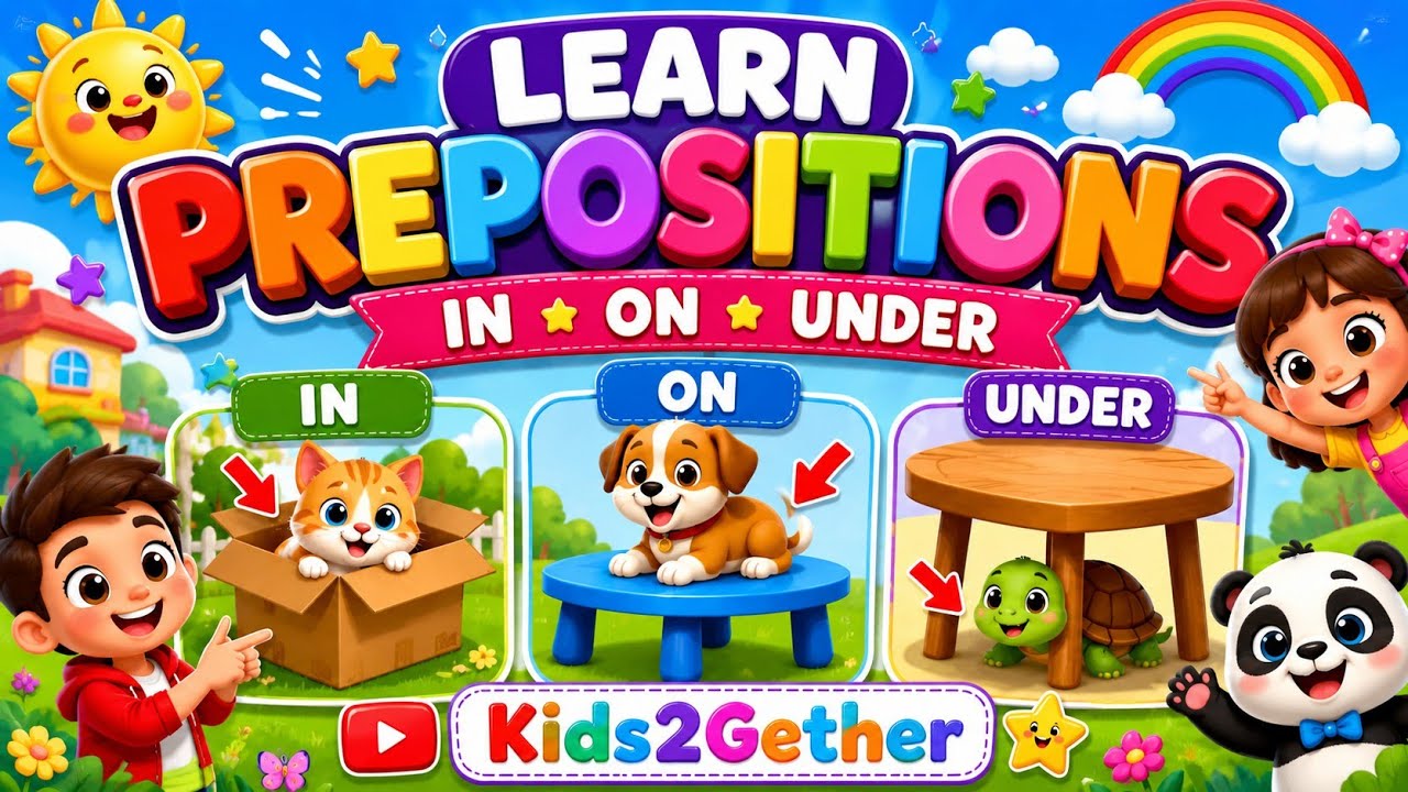 Understanding Prepositions: IN, ON, AND UNDER